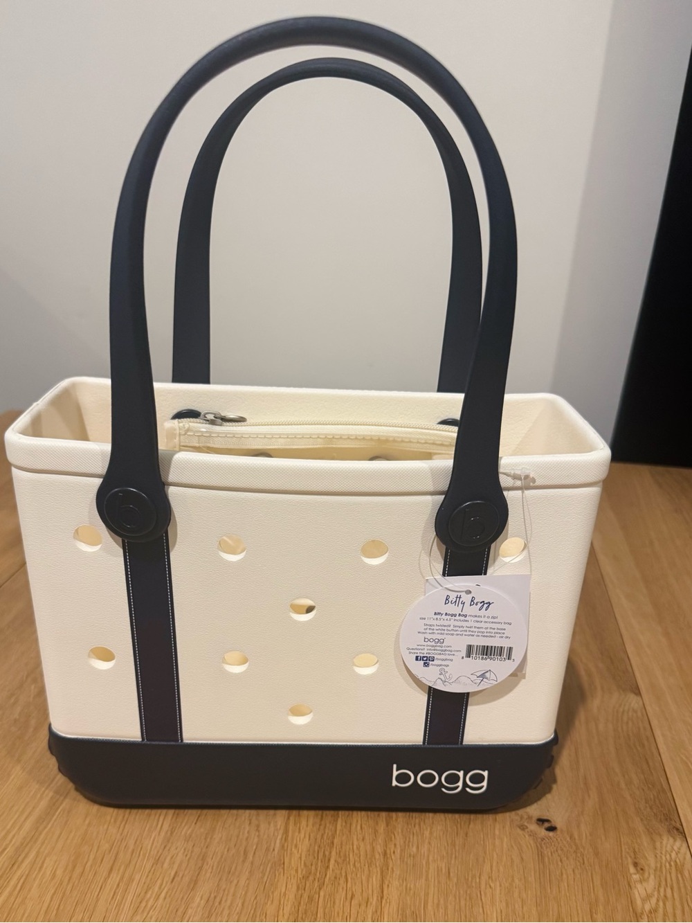 BOGG BAG Small Tote in Oxford Blue (Bitty) - Picture 5 of 10